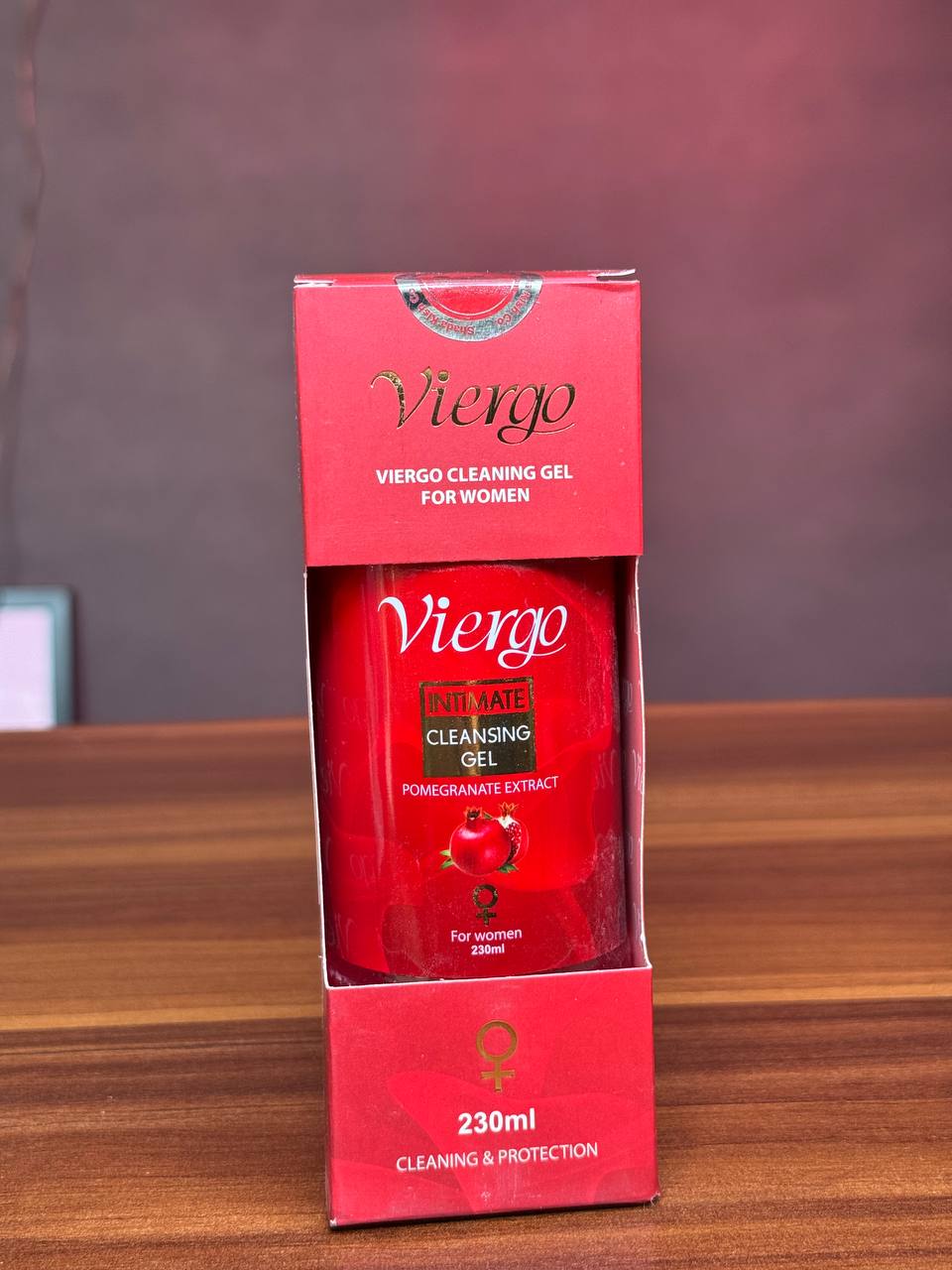 ژل شستشو ضدعفونی بهداشتی بانوان ویرگو حاوی عصاره انار 230ml
