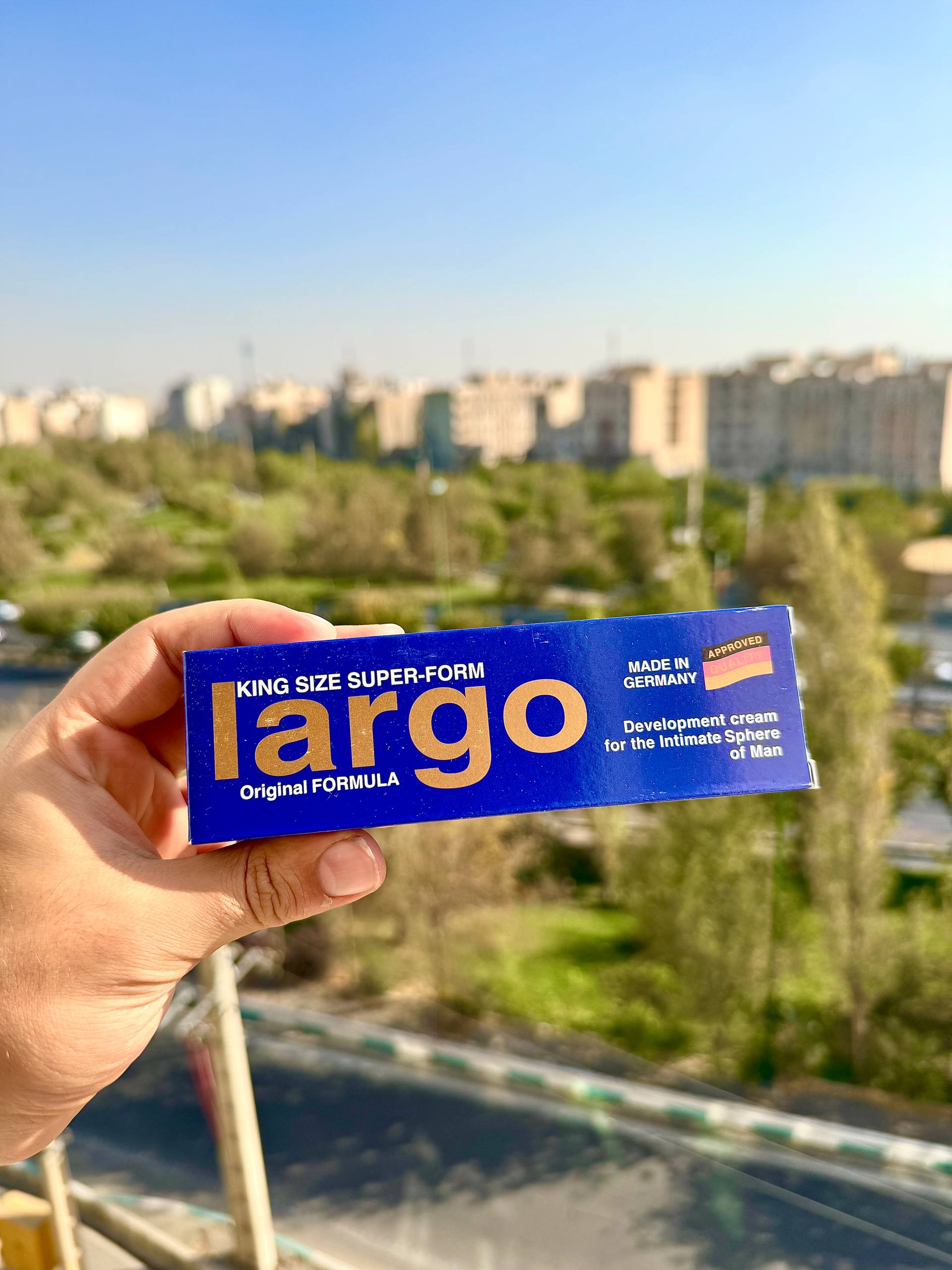 کرم لارگو آلمانی اصل یک کرم تاخیری و بزرگ کننده قوی 